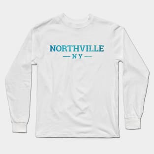 Northville, NY Alcohol Ink Long Sleeve T-Shirt